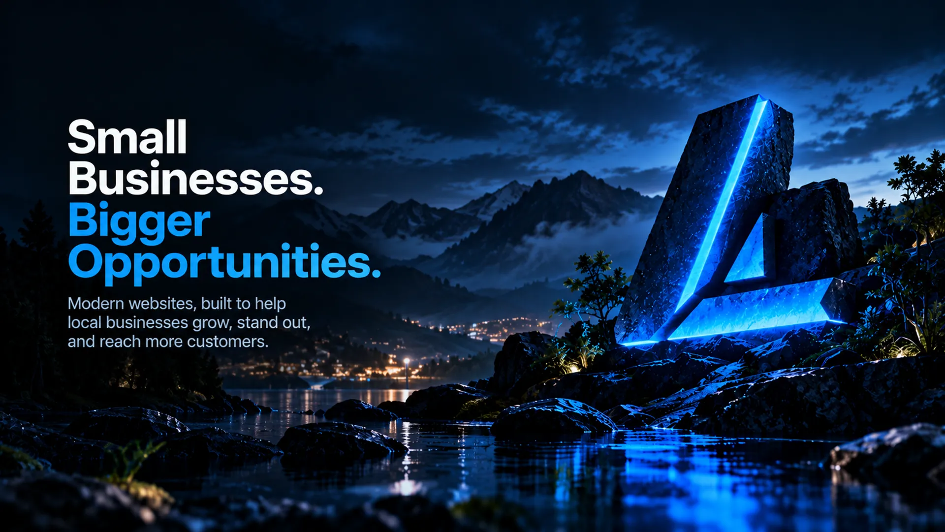 Small businesses, bigger opportunities. Modern websites built to help local businesses grow, stand out and reach more customers.